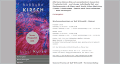 Desktop Screenshot of barbarakirsch-kurse.de