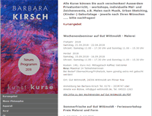 Tablet Screenshot of barbarakirsch-kurse.de